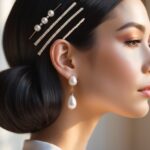 Sådan styler du håraccessories til perleøreringe